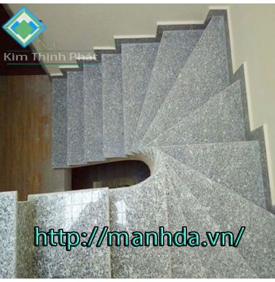 Cầu thang đá hoa cương trắng suối lau giá rẻ Cầu thang đá hoa cương trắng suối lau giá rẻ