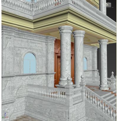 Đá hoa cương cột tròn mẫu c002 Đá hoa cương cột tròn mẫu c002