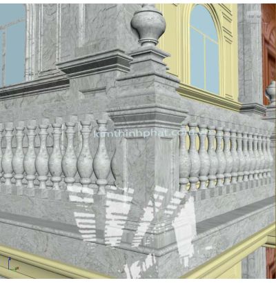 Đá hoa cương lan can lc 035 Đá hoa cương lan can lc 035