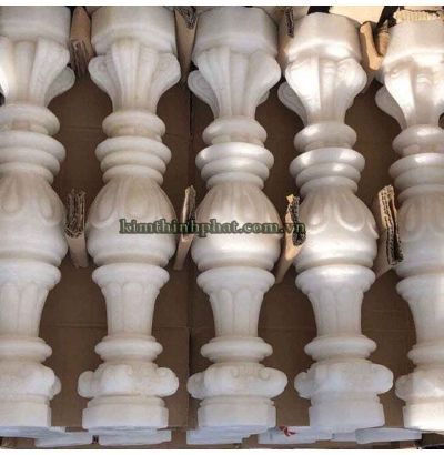 Đá hoa cương lan can màu trắng ms1 Đá hoa cương lan can màu trắng ms1