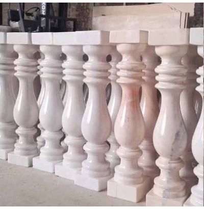 Đá hoa cương lan can màu trắng ms10 Đá hoa cương lan can màu trắng ms10