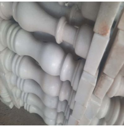 Đá hoa cương lan can màu trắng ms10 Đá hoa cương lan can màu trắng ms10