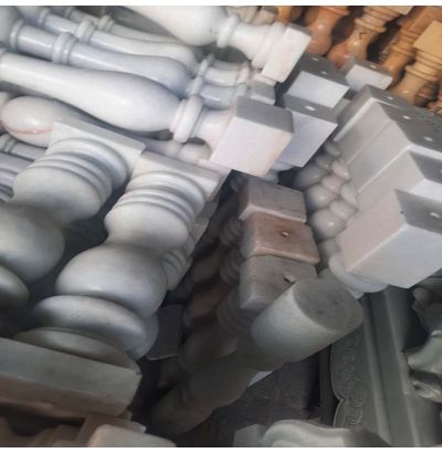 Đá hoa cương lan can màu trắng ms2 Đá hoa cương lan can màu trắng ms2