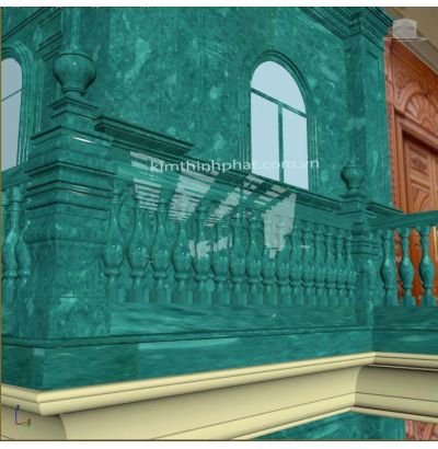 Đá hoa cương lan can màu trắng ms3 Đá hoa cương lan can màu trắng ms3