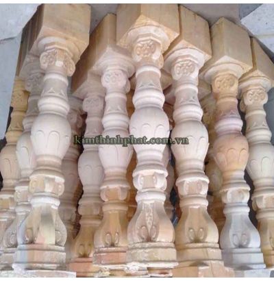 Đá hoa cương lan can màu trắng ms3 Đá hoa cương lan can màu trắng ms3