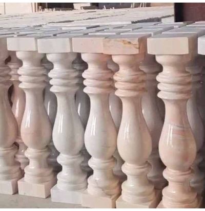 Đá hoa cương lan can màu trắng ms4 Đá hoa cương lan can màu trắng ms4