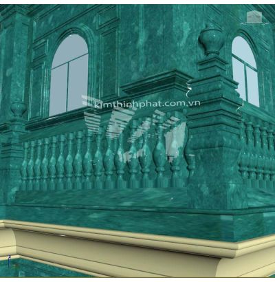 Đá hoa cương lan can màu trắng ms5 Đá hoa cương lan can màu trắng ms5