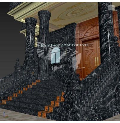 Đá hoa cương lan can màu trắng ms6 Đá hoa cương lan can màu trắng ms6