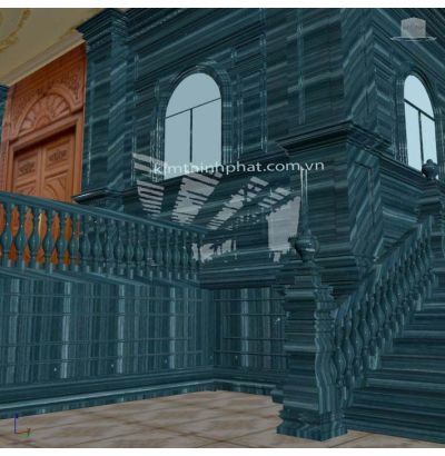 Đá hoa cương lan can màu trắng ms7 Đá hoa cương lan can màu trắng ms7