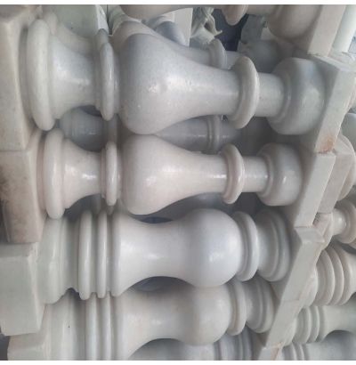 Đá hoa cương lan can màu trắng ms7 Đá hoa cương lan can màu trắng ms7