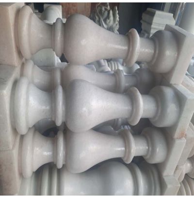 Đá hoa cương lan can màu trắng ms7 Đá hoa cương lan can màu trắng ms7