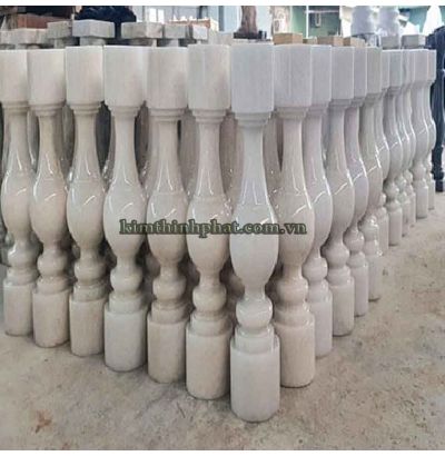 Đá hoa cương lan can màu trắng ms8 Đá hoa cương lan can màu trắng ms8