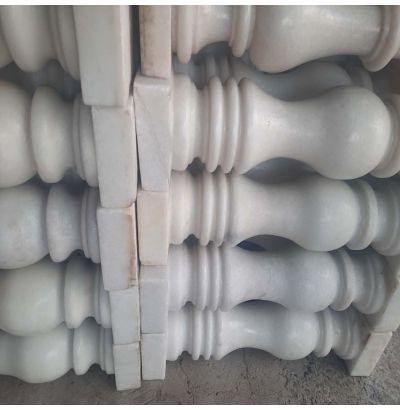 Đá hoa cương lan can màu trắng ms9 Đá hoa cương lan can màu trắng ms9