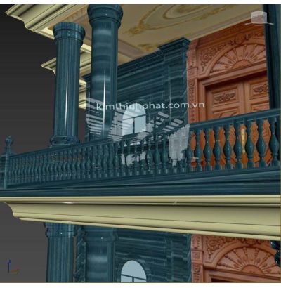 Đá hoa cương lan can màu trắng ms9 Đá hoa cương lan can màu trắng ms9