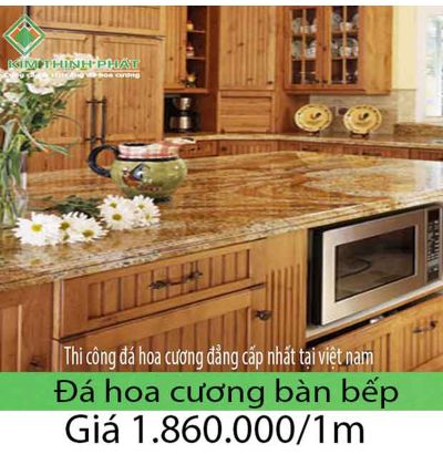Đá hoa cương trắng vân mây ốp mặt bàn bếp KFS 3026 Đá hoa cương trắng vân mây ốp mặt bàn bếp KFS 3026