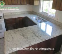 Bếp đá hoa cương 413