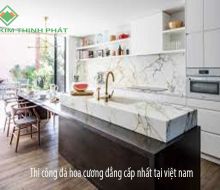 Bếp đá hoa cương 415