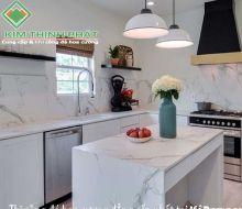 Bếp đá hoa cương 420