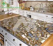 Bếp đá hoa cương 428