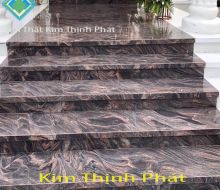 cầu thang đá hoa cương kon