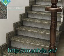 Đá hoa cương cầu thang tím