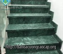Đá hoa cương cầu thang xanh