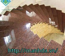 Thi cong da hoa cuong cau thang