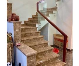 Cầu thang đá hoa cương nâu tây ban nha Cầu thang đá hoa cương nâu tây ban nha