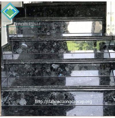 Cầu thang đá hoa cương xà cừ ngọc trai Cầu thang đá hoa cương xà cừ ngọc trai