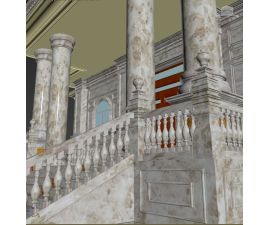 Đá hoa cương cột tròn mẫu c001 Đá hoa cương cột tròn mẫu c001