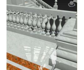 Đá hoa cương lan can lc 032 Đá hoa cương lan can lc 032