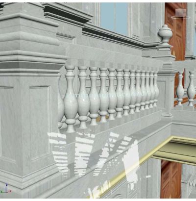 Đá hoa cương lan can lc 033 Đá hoa cương lan can lc 033