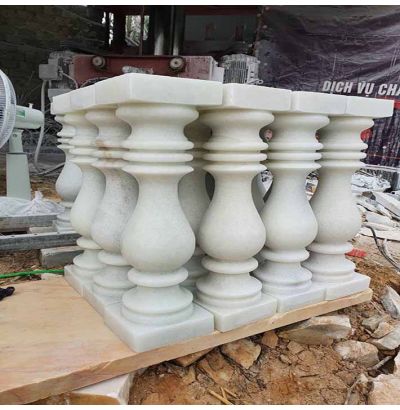 Đá hoa cương lan can màu trắng ms10 Đá hoa cương lan can màu trắng ms10