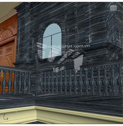 Đá hoa cương lan can màu trắng ms10 Đá hoa cương lan can màu trắng ms10