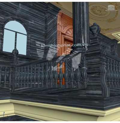 Đá hoa cương lan can màu trắng ms10 Đá hoa cương lan can màu trắng ms10