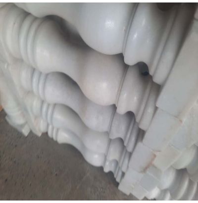 Đá hoa cương lan can màu trắng ms10 Đá hoa cương lan can màu trắng ms10