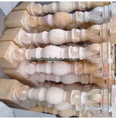 Đá hoa cương lan can màu trắng ms2 Đá hoa cương lan can màu trắng ms2