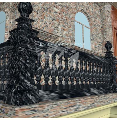 Đá hoa cương lan can màu trắng ms4 Đá hoa cương lan can màu trắng ms4