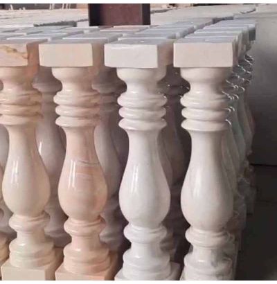 Đá hoa cương lan can màu trắng ms4 Đá hoa cương lan can màu trắng ms4