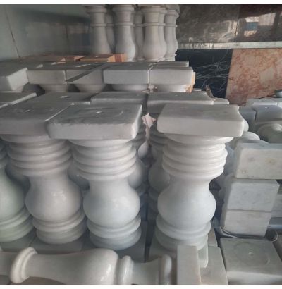 Đá hoa cương lan can màu trắng ms5 Đá hoa cương lan can màu trắng ms5