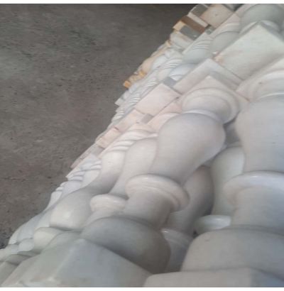 Đá hoa cương lan can màu trắng ms5 Đá hoa cương lan can màu trắng ms5