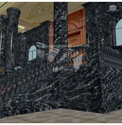 Đá hoa cương lan can màu trắng ms6 Đá hoa cương lan can màu trắng ms6