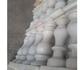 Đá hoa cương lan can màu trắng ms6 Đá hoa cương lan can màu trắng ms6