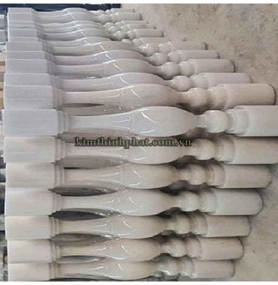 Đá hoa cương lan can màu trắng ms7 Đá hoa cương lan can màu trắng ms7