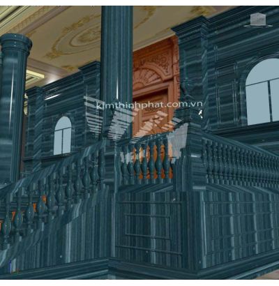 Đá hoa cương lan can màu trắng ms7 Đá hoa cương lan can màu trắng ms7