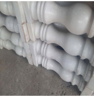 Đá hoa cương lan can màu trắng ms7 Đá hoa cương lan can màu trắng ms7