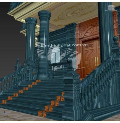 Đá hoa cương lan can màu trắng ms7 Đá hoa cương lan can màu trắng ms7