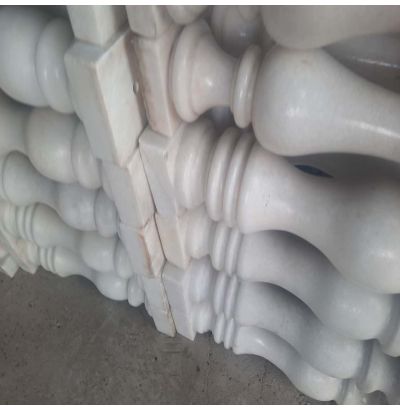 Đá hoa cương lan can màu trắng ms8 Đá hoa cương lan can màu trắng ms8