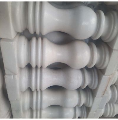 Đá hoa cương lan can màu trắng ms8 Đá hoa cương lan can màu trắng ms8