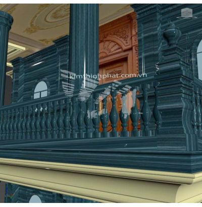 Đá hoa cương lan can màu trắng ms9 Đá hoa cương lan can màu trắng ms9